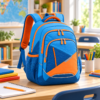 Custom Primary School Backpack with Multi-Compartment Design