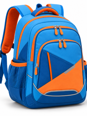 Custom Primary School Backpack with Multi-Compartment Design
