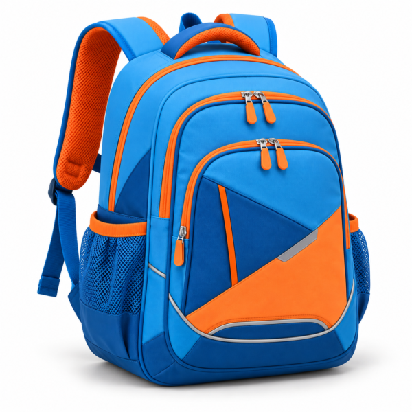 Custom Primary School Backpack with Multi-Compartment Design