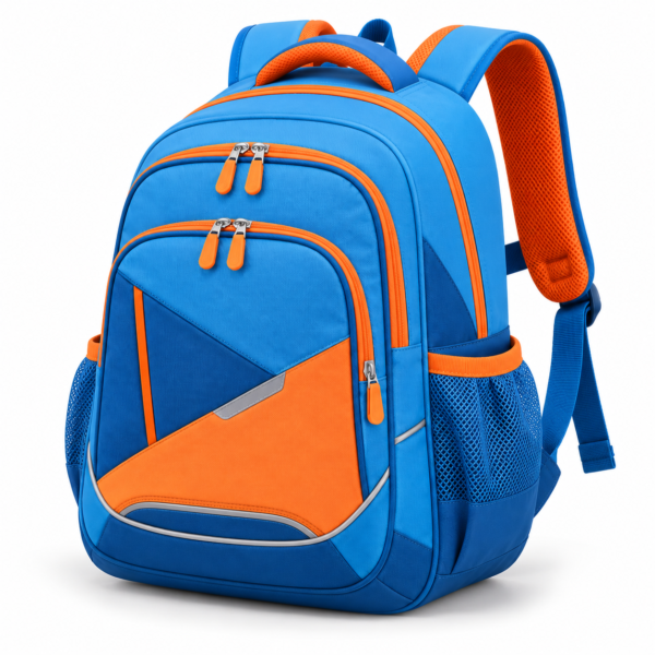 Custom Primary School Backpack with Multi-Compartment Design