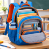 Custom Primary School Backpack with Multi-Compartment Design