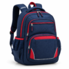 Custom Multi-Compartment Primary School Backpack with Padded Back
