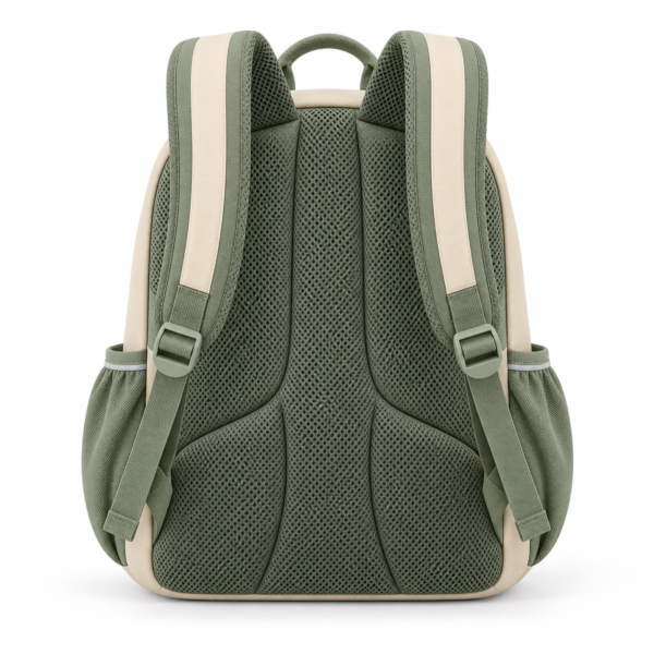 Custom Multi-Pocket Primary School Backpack with Padded Back