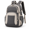 Custom Colorblock Primary School Backpack with Side Compression Straps