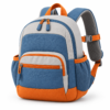 Custom Color Block Preschool Backpack with Chest Strap