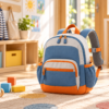 Custom Color Block Preschool Backpack with Chest Strap