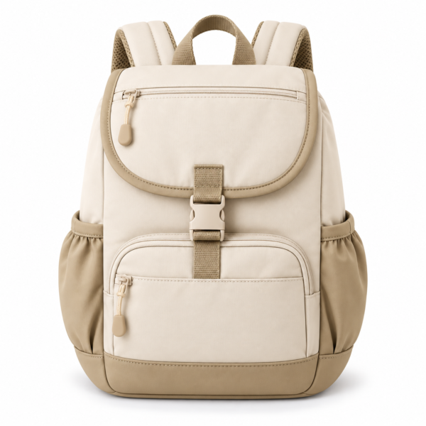 Custom Pastel Flap-Top Preschool Backpack with Front Pocket