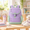 Custom Pastel Flap-Top Preschool Backpack with Front Pocket