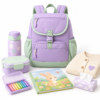 Custom Pastel Flap-Top Preschool Backpack with Front Pocket