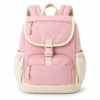 Custom Pastel Flap-Top Preschool Backpack with Front Pocket