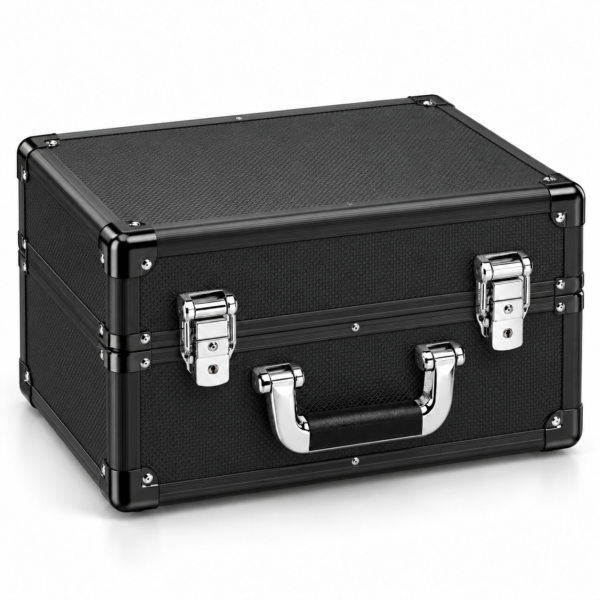 Custom Expandable Aluminum Makeup Train Case with Trays