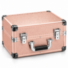 Custom Expandable Aluminum Makeup Train Case with Trays