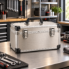 Custom Aluminum Tool Carrying Case with Dual Locking Latches