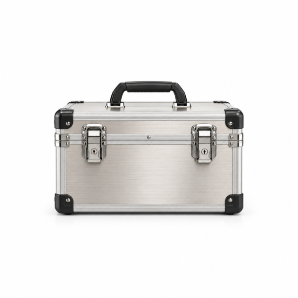 Custom Aluminum Tool Carrying Case with Dual Locking Latches