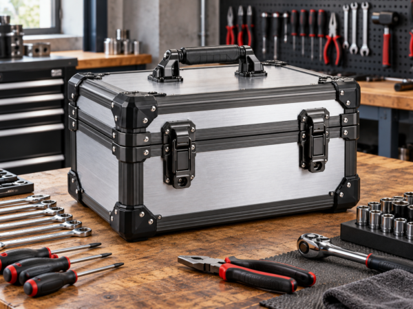 Custom Heavy-Duty Aluminum-Style Tool Case with Reinforced Corners