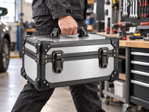 Custom Heavy-Duty Aluminum-Style Tool Case with Reinforced Corners