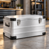 Custom Large Aluminum Frame Tool Storage Case with Reinforced Corners