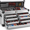 工具箱J5 Custom Aluminum Frame 7-Drawer Tool Chest with Top Storage