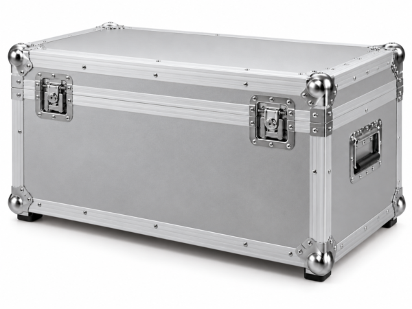 Custom Large Aluminum-Style Tool Storage Case with Metal Corner Protectors