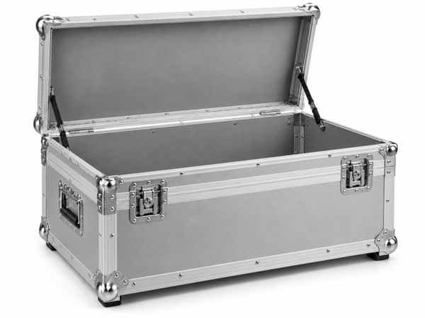 Custom Large Aluminum-Style Tool Storage Case with Metal Corner Protectors