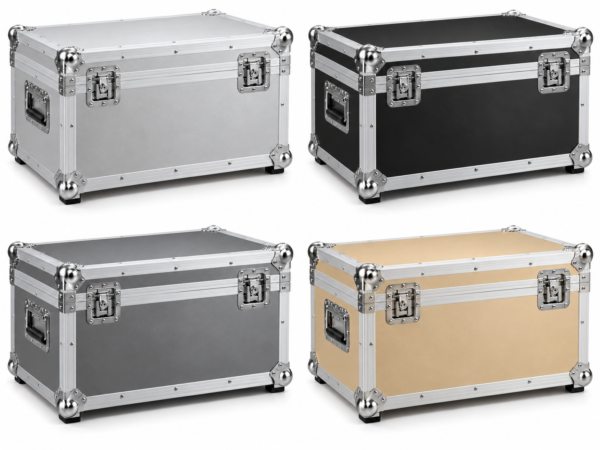 Custom Large Aluminum-Style Tool Storage Case with Metal Corner Protectors