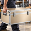 Custom Large Aluminum Frame Tool Storage Case with Lockable Latches
