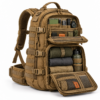 Custom Dual Front Pocket MOLLE Tactical Backpack with Padded Waist Belt