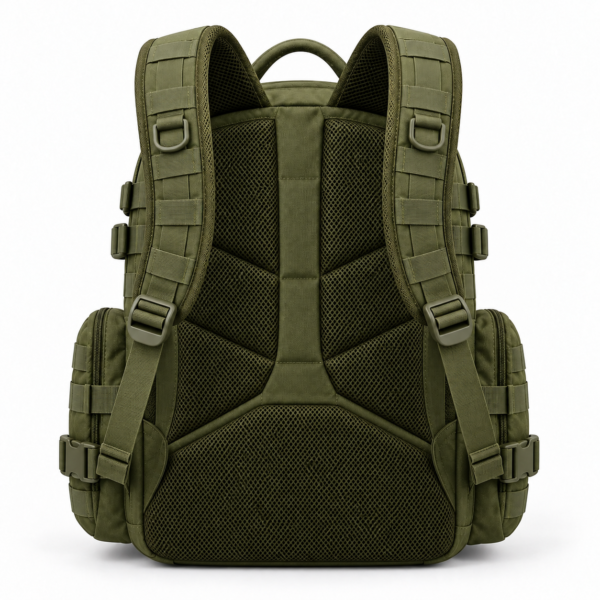 Custom MOLLE Tactical Backpack with Dual Side Zippered Pouches