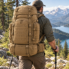 Custom Large Tactical Rucksack with MOLLE Webbing & Padded Hip Belt