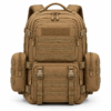 Custom Multi-Pocket MOLLE Tactical Backpack with Side Utility Pouches