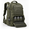 Custom Hard-Shell Front Panel Tactical Backpack with Laser-Cut MOLLE