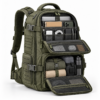Custom Hard-Shell Front Panel Tactical Backpack with Laser-Cut MOLLE