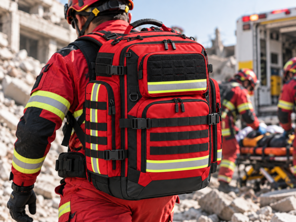 Custom Reflective Tactical Rescue Backpack with Multi-Compartment Storage