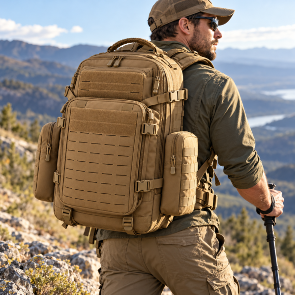 Custom Reflective Tactical Rescue Backpack with Multi-Compartment Storage