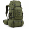 Custom Large Tactical Hiking Backpack with Bottom Compartment & Padded Hip Belt