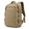Custom Urban Tactical Backpack with Laser-Cut MOLLE Panel
