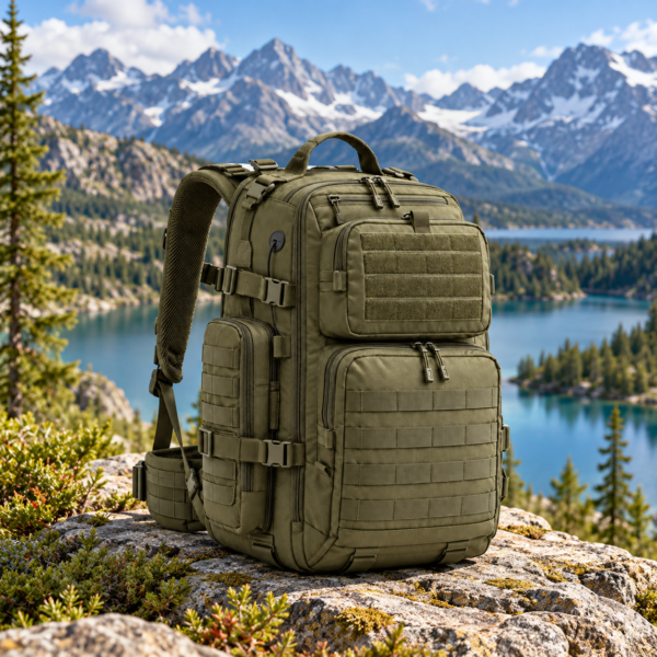 Custom Multi-Compartment MOLLE Tactical Assault Backpack